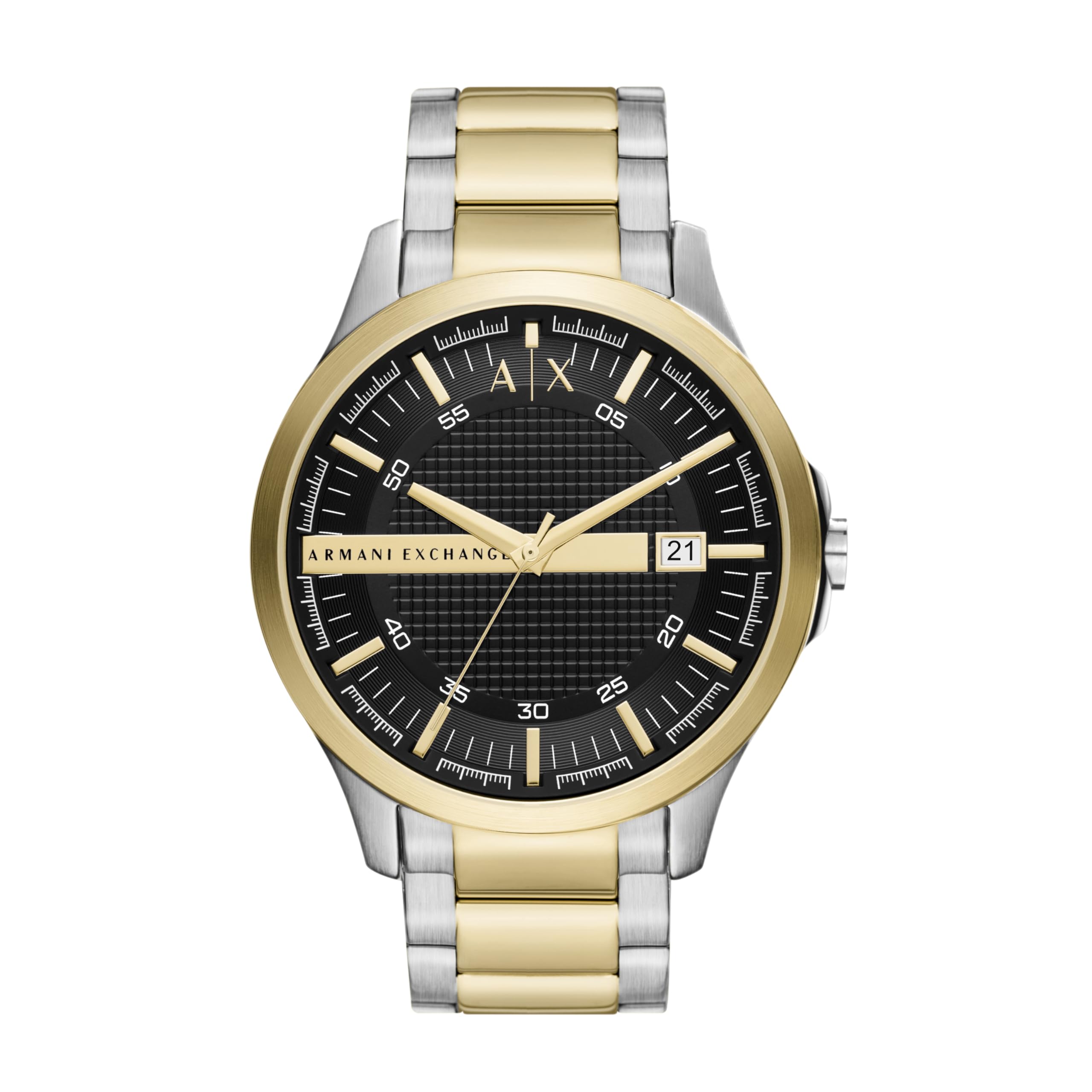 Armani Exchange Men's Three-Hand Date, Stainless Steel Watch, 46mm case size