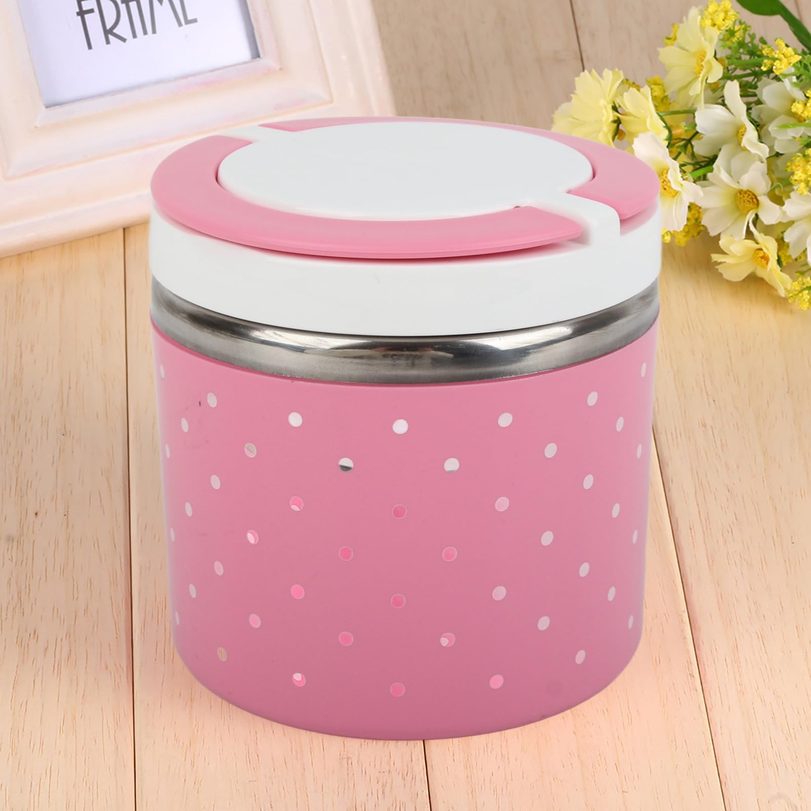 Lunchbox für Erwachsene und Kinder, 1-lagig, Edelstahl-Isolierung, Thermo-Lunchbox, Lebensmittelbehälter, heiß