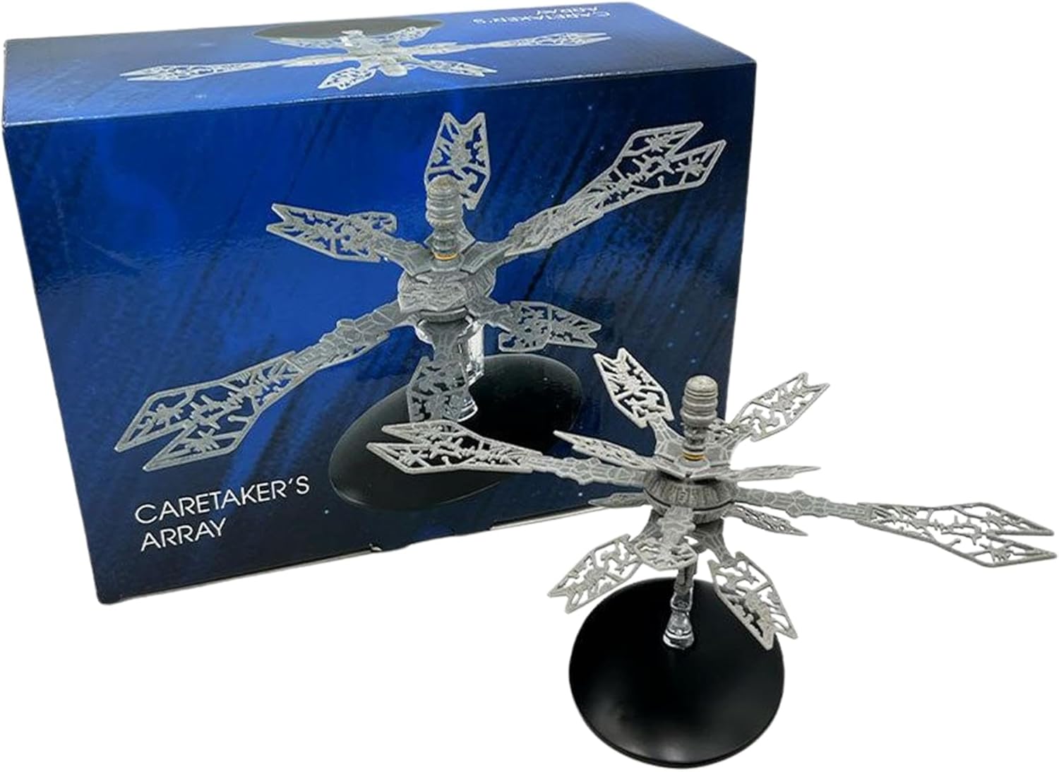 Eaglemoss Collections Star Trek Official Starships Collection Caretaker's Array (Voyager) Starship Figurine - Black