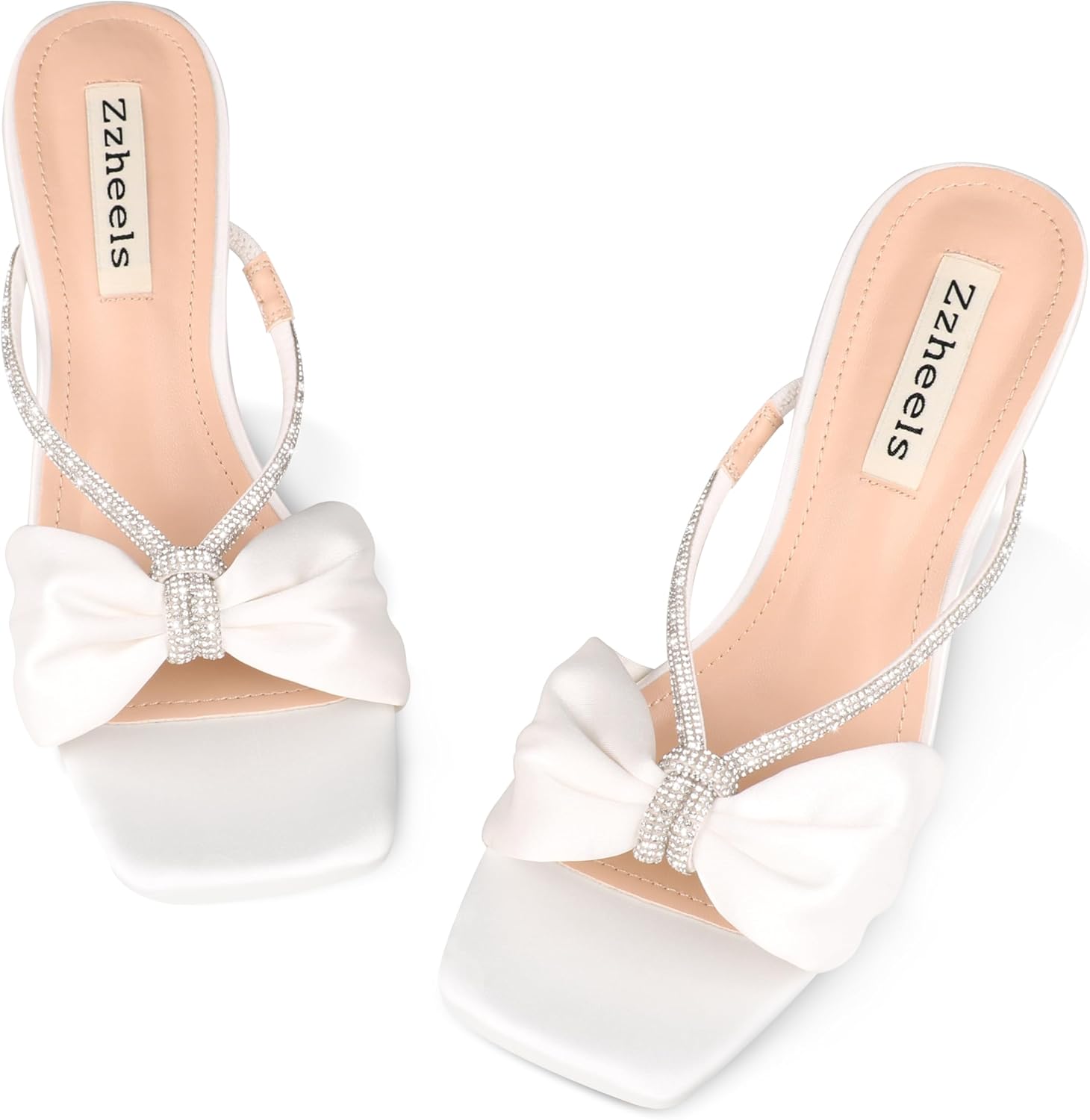 Zzheels Women Heels - Clear Chunky Design