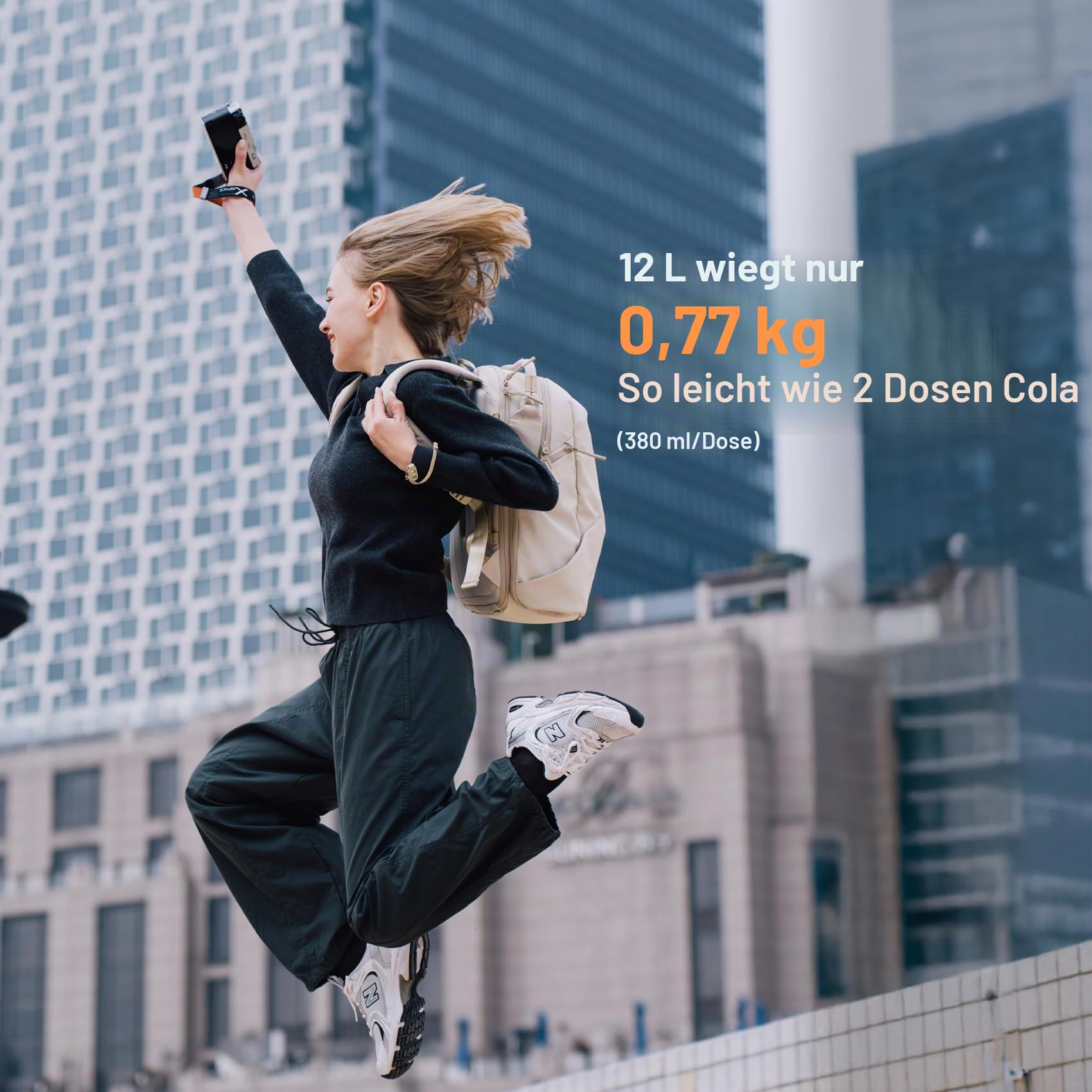 PGYTECH OneGo Lite Kamerarucksack 12L, Kompakter Kleiner Fotorucksack für Damen & Zierliche Personen, für Sony/Canon/Nikon/Spiegellose Kameras, Wasserabweisend, für Pendler & Reisefotografie (Schwarz)