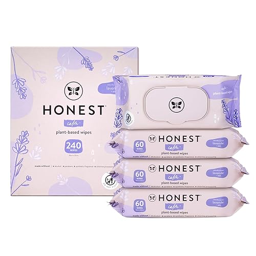 Miniatura 10 de The Honest Company - Toallitas nutritivas y limpiadoras toallitas limpiadoras multitarea 100 a base de plantas hipoalergénicas almendras dulces 240