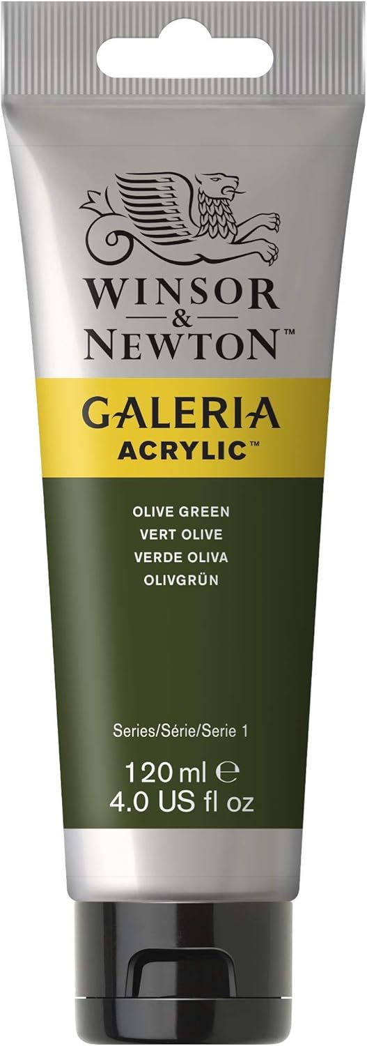 Buy Winsor & Newton 120ml Galeria Acrylic Paint Olive Green Online at