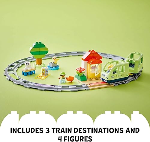 Miniatura 6 de LEGO DUPLO Town - Juego de tren interactivo de aventura  Juguete de construcción para niños pequeños, niños y niñas, a partir de 2 años  Juego de