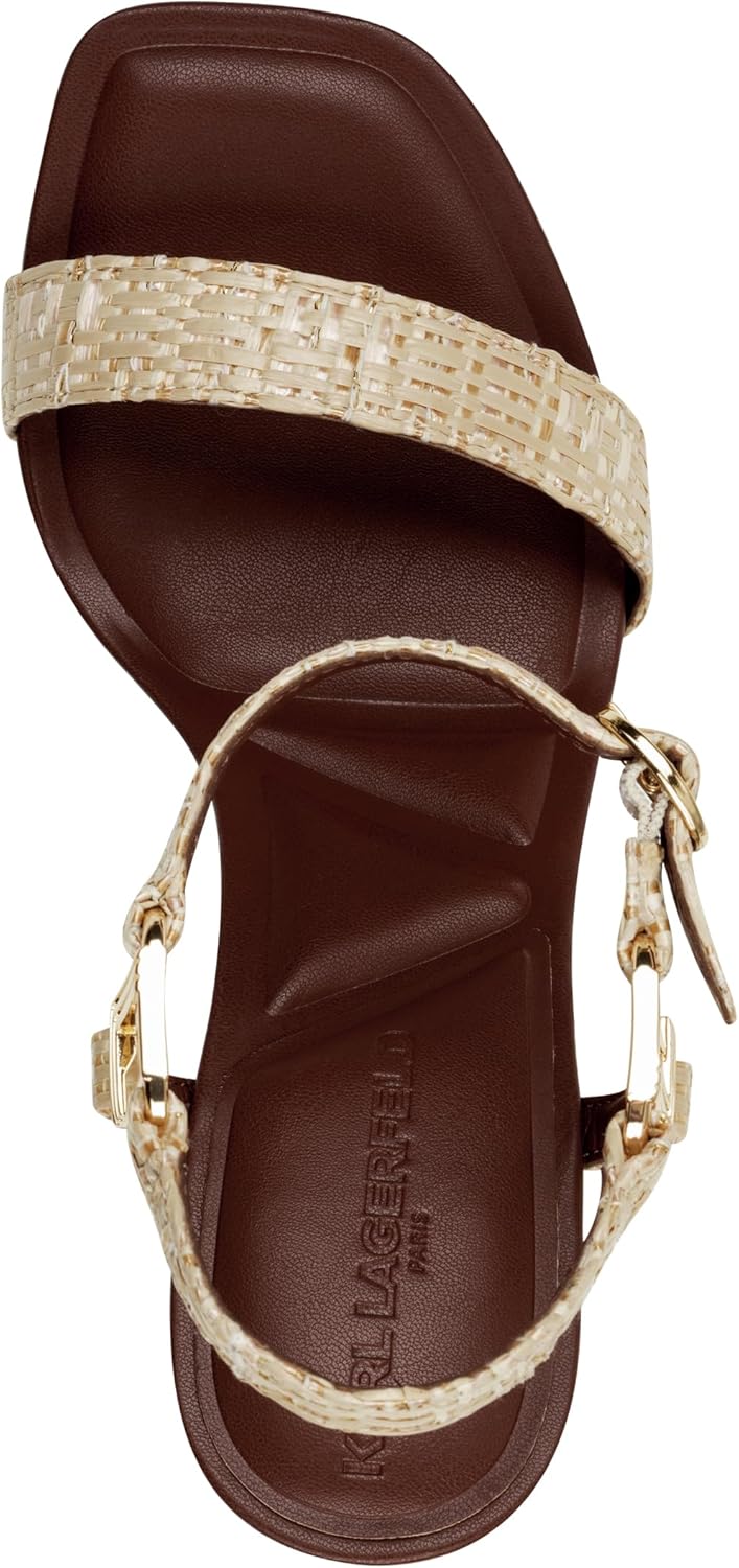 KARL LAGERFELD Women's Cybil Evening Ankle Strap Dress Heels - Image 2