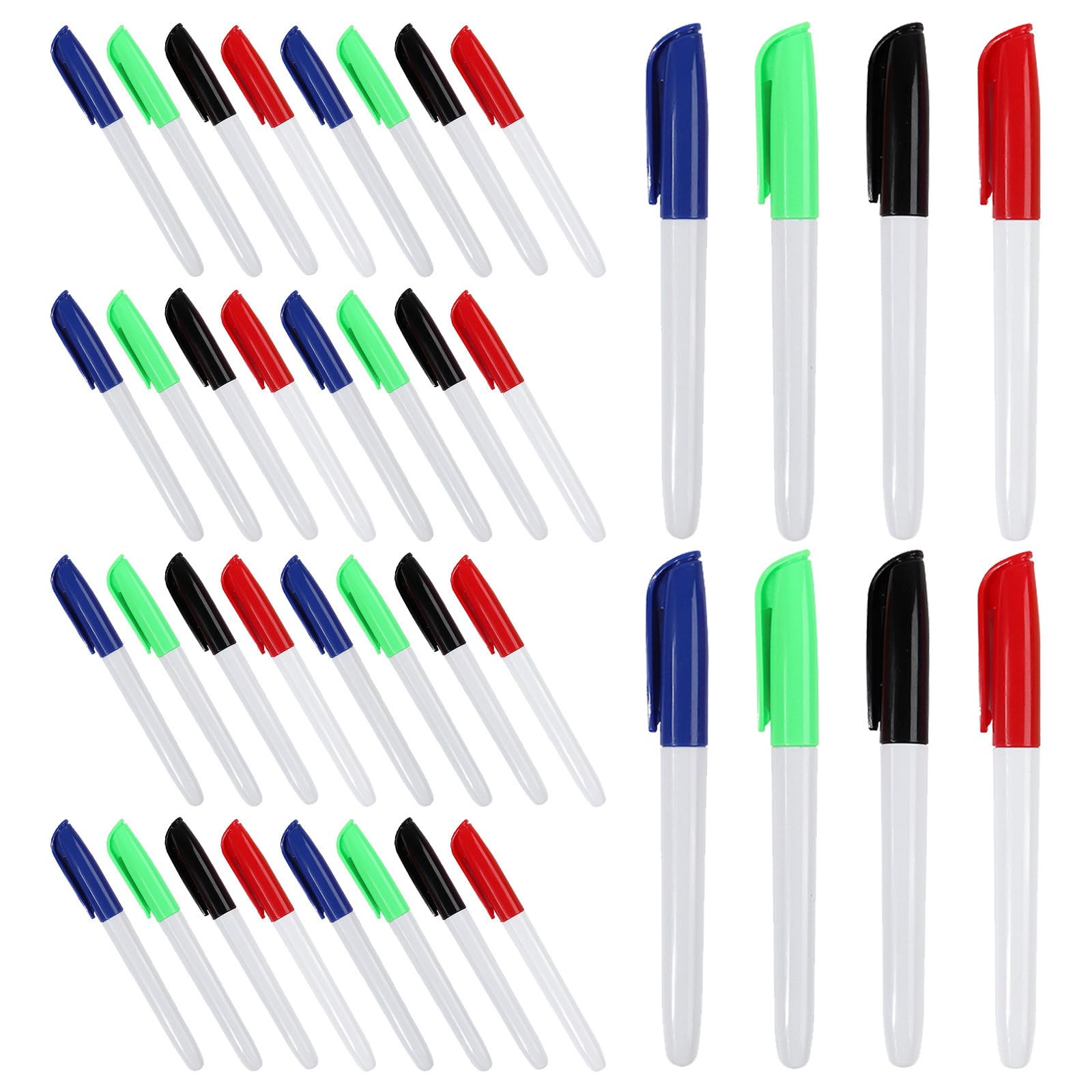 72 Piezas Set de Rotuladores de Borrado en Seco Punta Fina 1-2 MM