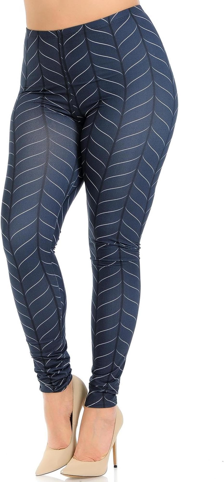 Creamy Soft Premium Women's Leggings Plus Size, High Rise, Stretchy & Breathable, Comfortable Fit - by USA Fashion™