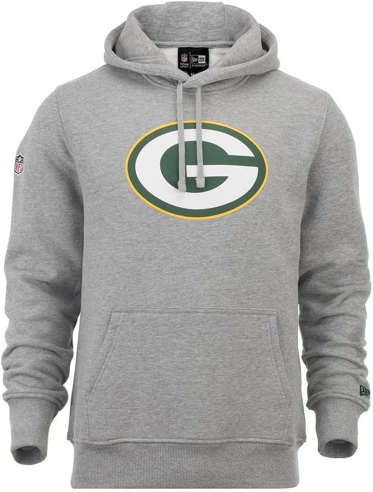 New Era NFL Team Logo Green Bay Packers Sweatshirt&nbsp;&ndash;&nbsp;Heather Grey