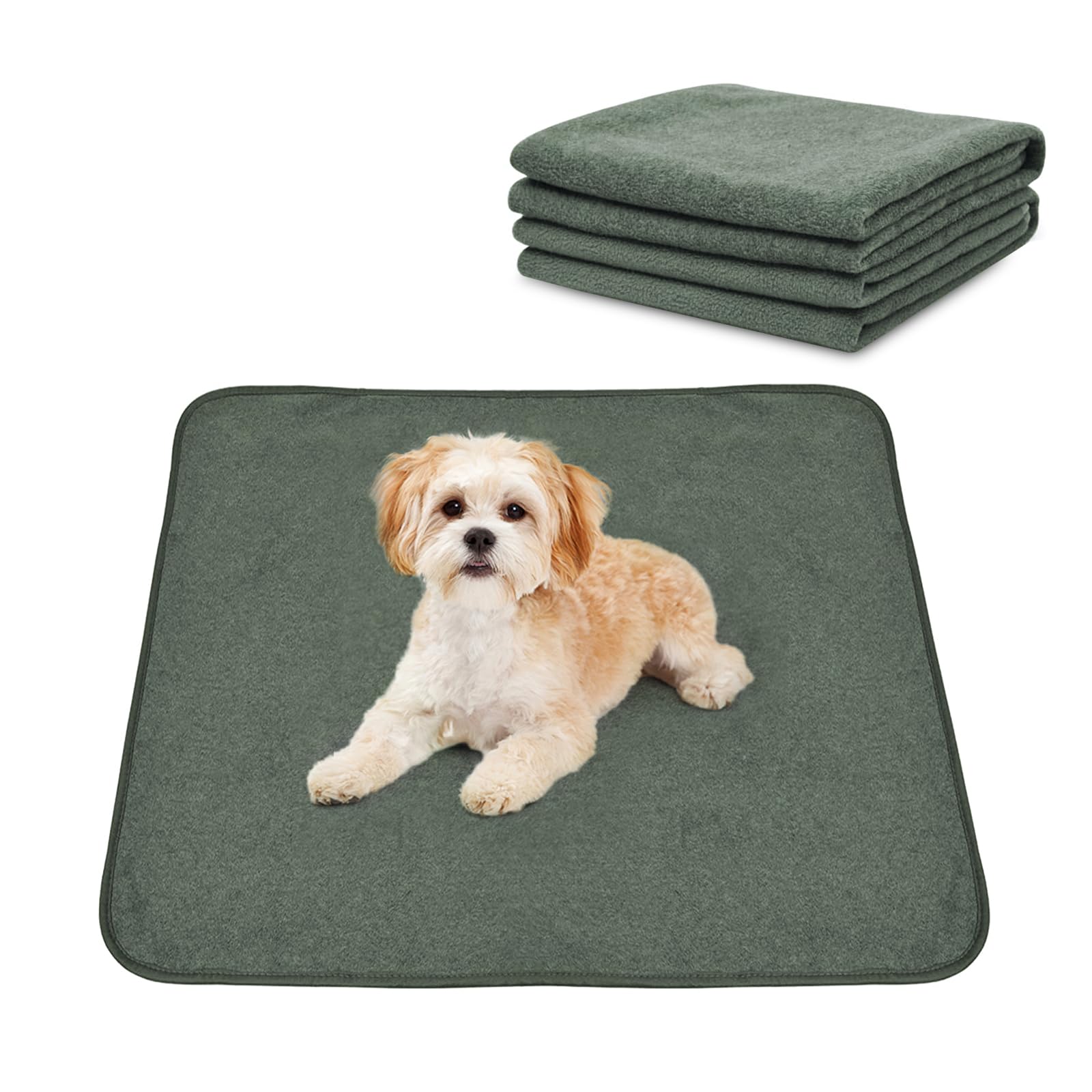多頭飼いにオススメ✨ペット用おしっこマット 4枚洗えるペットシーツ　100×70 Amazon.co.jp: TiTiSNUGY 洗えるペットシーツ ペット用おしっこマット