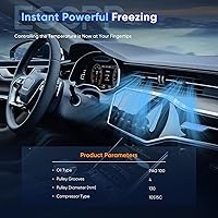 Vista 6 de ECCPP Compresor de CA 2001-2010 apto para Chrysler PT Cruiser 2.4L 2003-2005 para Dodge Neon para Dodge SX 2.0 2.4L AC Compresor con embrague 4