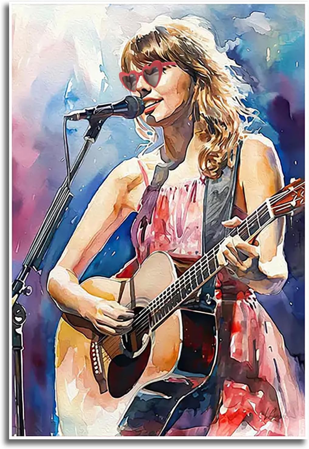 Popular Music Singer Wall Art Music Studio Canvas Wall Decor Posters Print for Bar Living Room Bedroom Office Home Decoration
