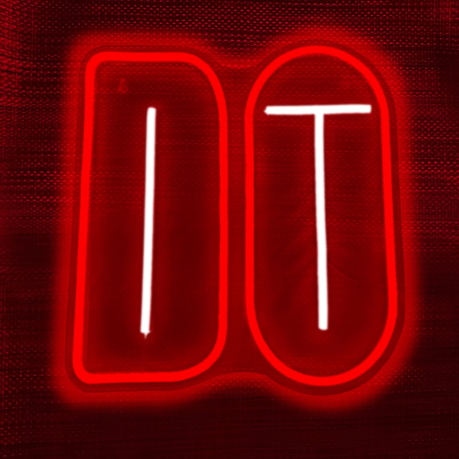 DO IT Neon Lights for Bedroom Wall Sign Motto Led Neon Signs Bar Letter Do It Neon Signs for Wall Decor Sign Words Neon Silicone Tube Words Acrylic Room Decor Bar Decor Signs USB-Powered 12x13 Inch
