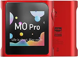 SHANLING M0 Pro MP3 Player com Bluetooth, leitor de música portátil de alta resolução, reprodutor de áudio digital de 1,5 polegadas, tela sensível ao toque HD, bateria de até 15 horas, Bluetooth e