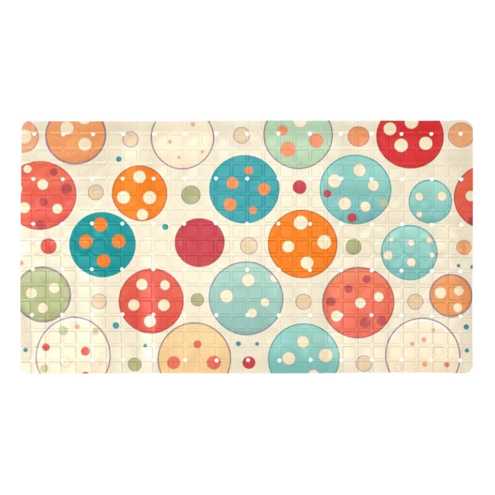 Tapis de bain antidérapant extra long et facile à nettoyer pour salle de bain