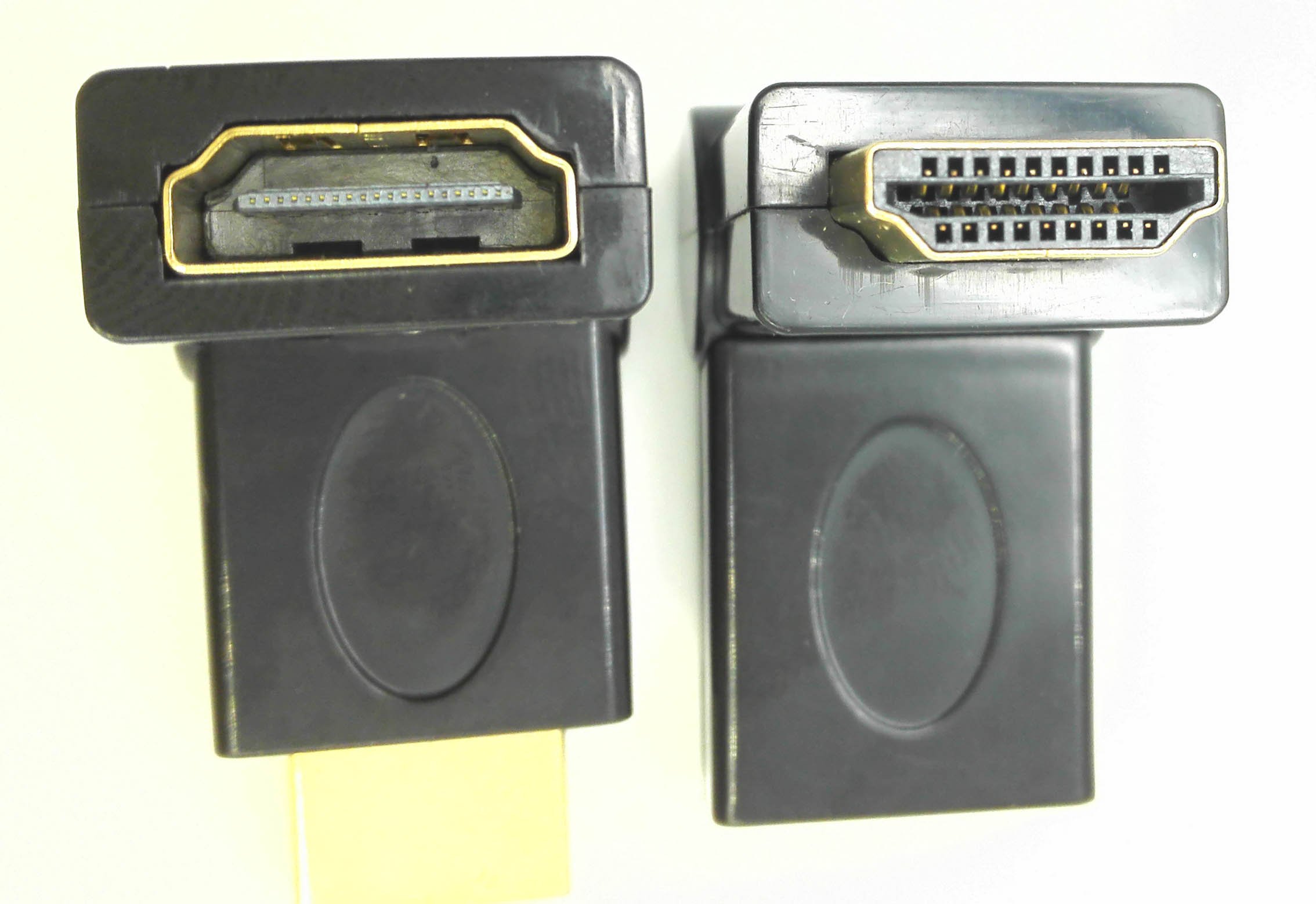 2 Adattatori HDMI 90 Gradi Maschio-femmina - Per TV, PC E Proiettori