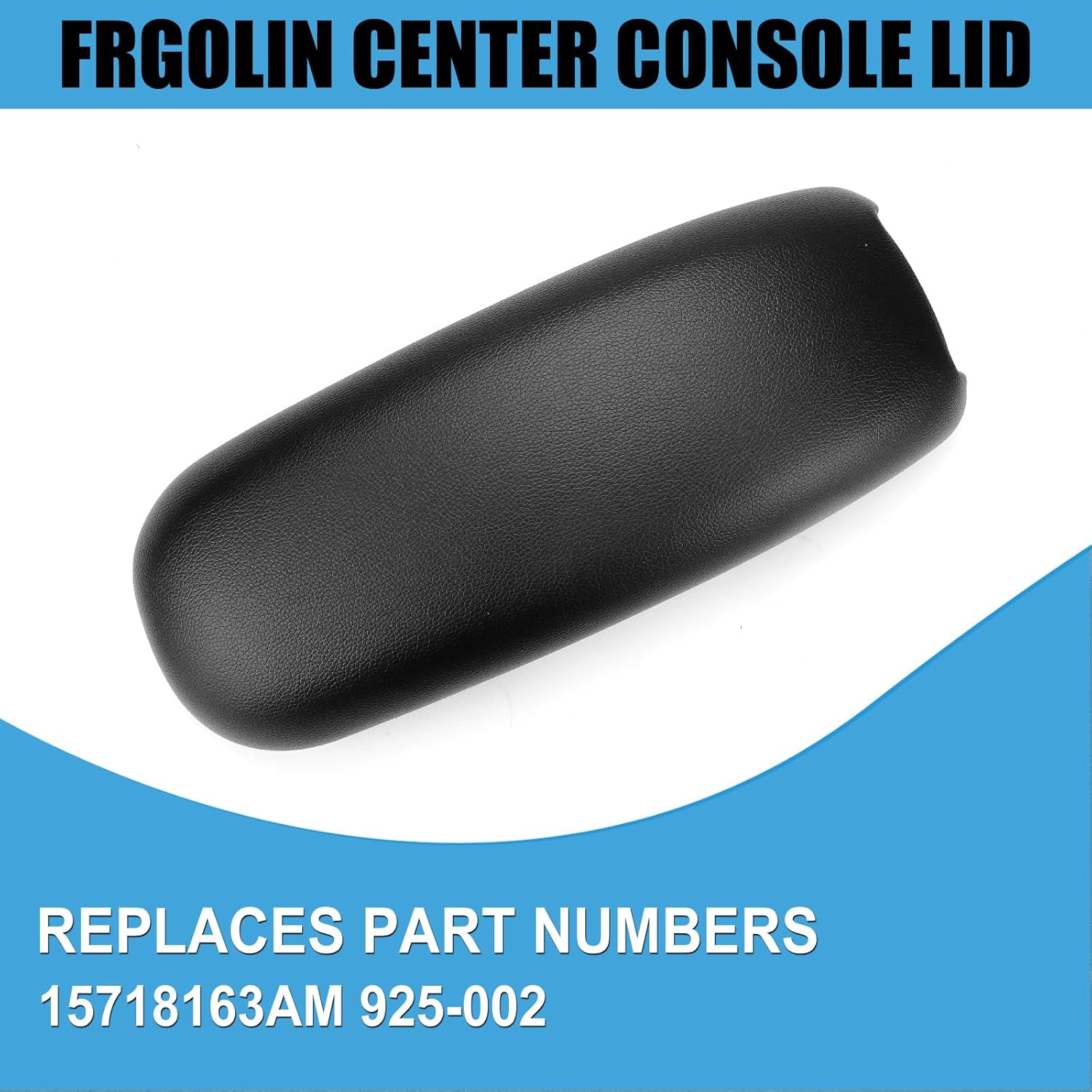 Console Lid Compatible with Chevrolet Chevy Blazer 1998 1999 2000 2001 2002 2003 2004 Center Console Armrest Cover Lid Black Replaces 925-002