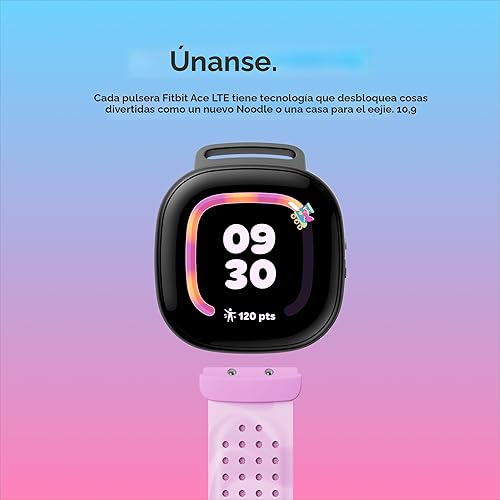 Miniatura 10 de Fitbit Google Ace LTE - Reloj inteligente para niños con llamadas, mensajes, GPS y juegos basados en actividades, se requiere plan de datos de Ace