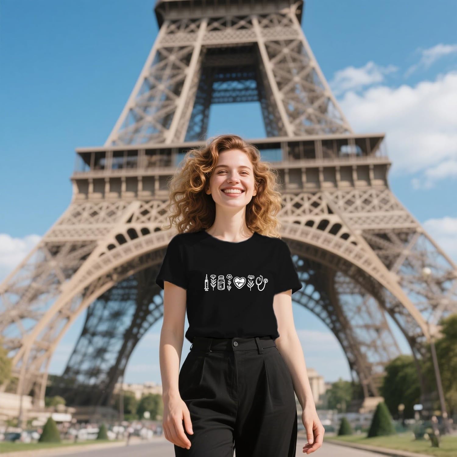 Nurse Shirt for Women Nurses Week T-Shirt Nursing Life Tee Tops - Image 3