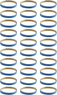 30 piezas de protección de la raqueta de tenis de mesa Cinta de protección de borde de esponja para el cuidado de la raqueta (azul)