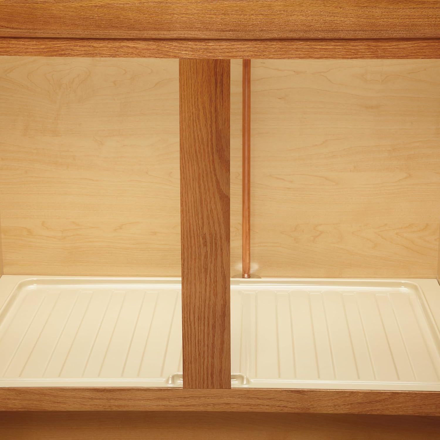 REV-A-SHELF Orion Gray Polymer Trim-to-Fit Drip Tray for 33" - 36" Sink Base Cabinets