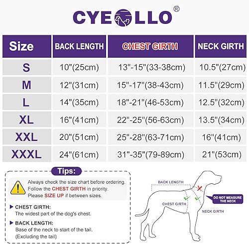 Miniatura 2 de cyeollo Paquete de 2 suéteres elásticos de forro polar para perro, chaqueta de invierno para perro con rayas reflectantes, suéteres para perros