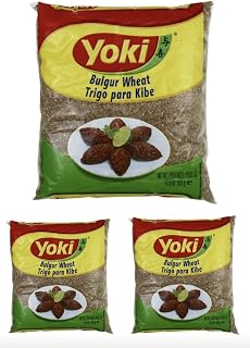 Yoki Bulgur Wheat for Kibbeh 17.6 oz | Pack of 3 + Exclusive Brazil in Texas Bracelet | Trigo para Kibe | Bundle by Brazil in Texas