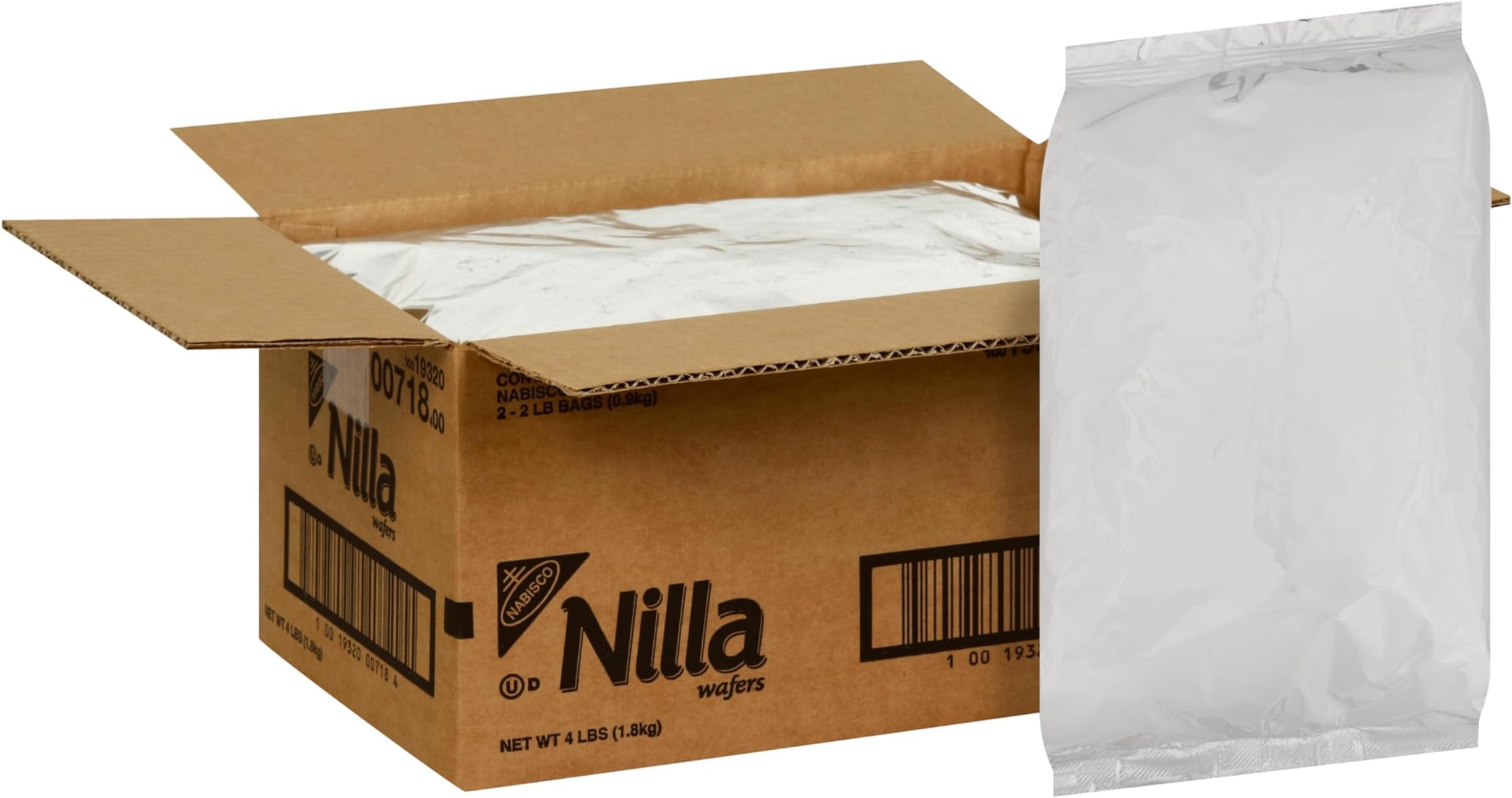 NILLA Wafers Cookies, Vanilla Wafers, 2 - 2 lbs Bags