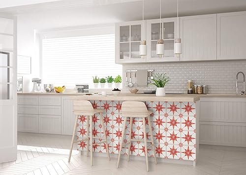 Miniatura 5 de Adhesivos para azulejos Mi Alma, 24 unidades, Talavera, plantillas de pared, calcomanías para despegar y pegar, fácil aplicación, ideal para baño,