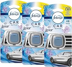 Febreze Car Air Freshener Starter Kit - Lenor April Fresh - Pack of 3