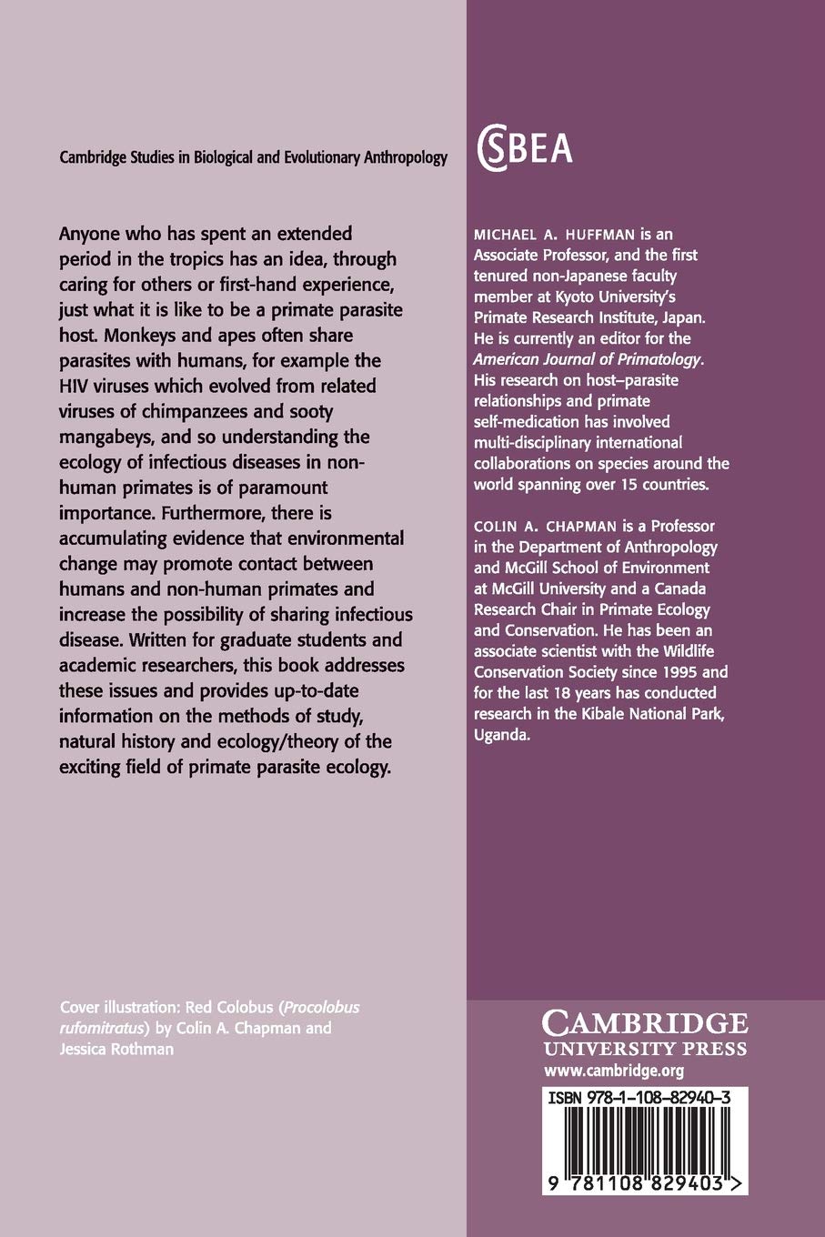 Primate Parasite Ecology: The Dynamics and Study of Host-Parasite Relationships: 57