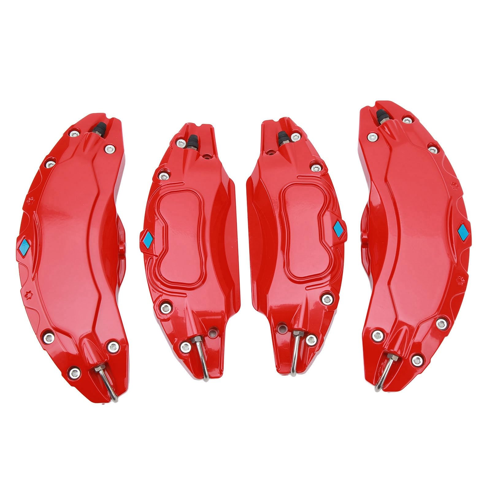 Generic Copri Pinza Freno Adatti per Model Y, Copri Pinza Freno a Disco da 19 Pollici e 20 Pollici, Protezione Alla Moda per gli Amanti Dell'auto (rosso)