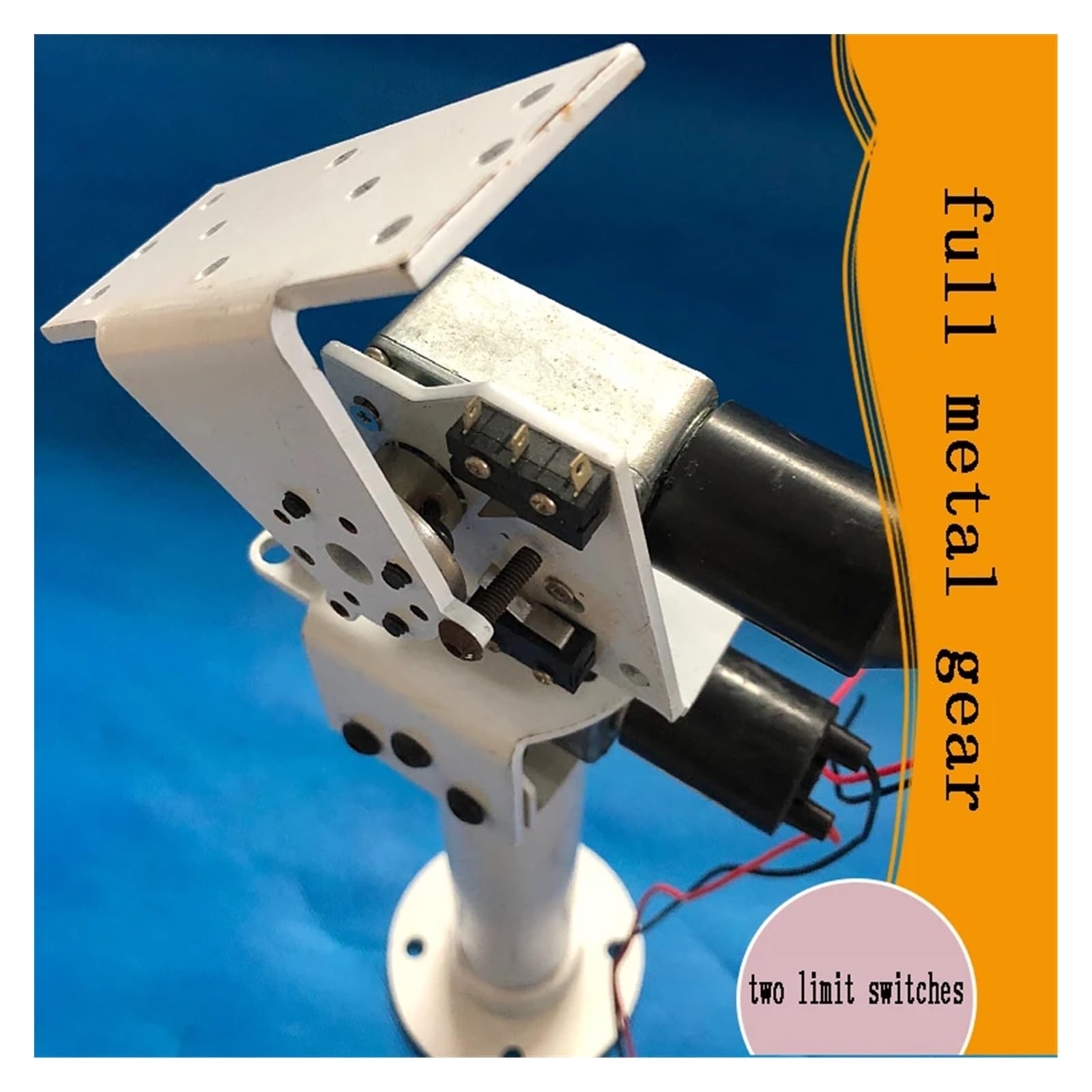 Robot de surveillance de suivi solaire à cardan à double DC, robuste,  couple élevé, tout en métal, X, Y Efficace Et Stable : Amazon.fr: Bricolage