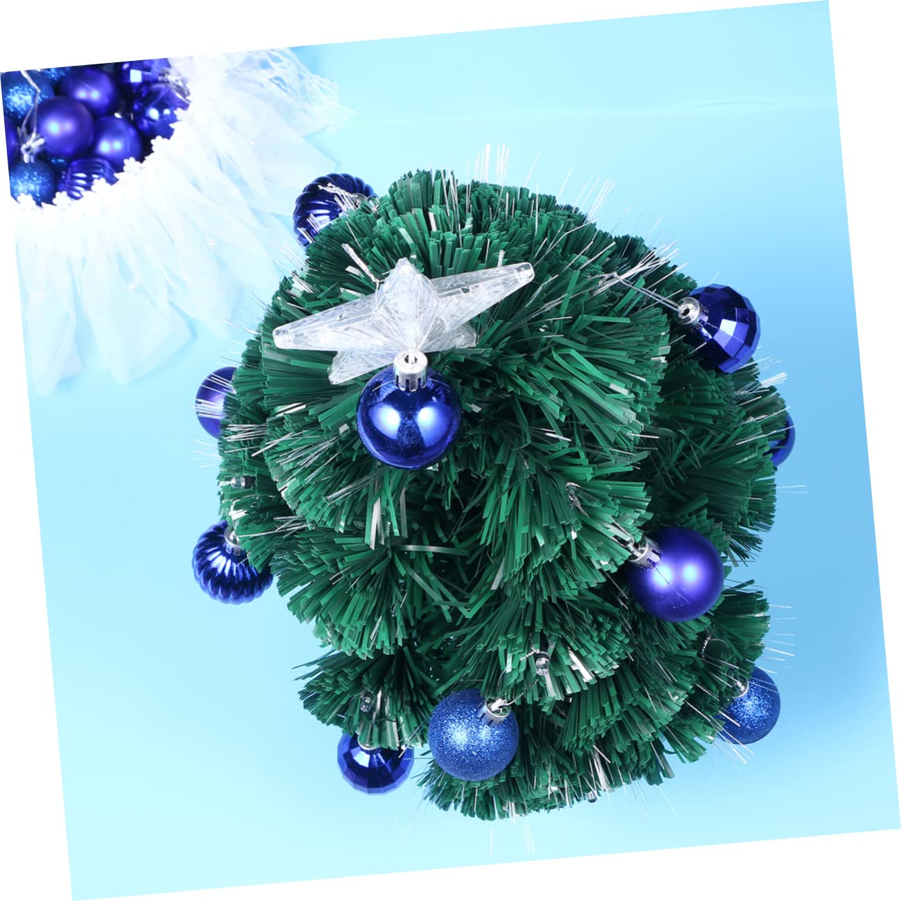 TOPBATHY 102 STK Weihnachtskugeln zum Aufhängen Kugelschmuck für den Weihnachtsbaum Weihnachten Weihnachtsfeiertage christbaumkugeln weihnachtsbaumkugeln Weihnachtsbaum hängende Kugeln Blue