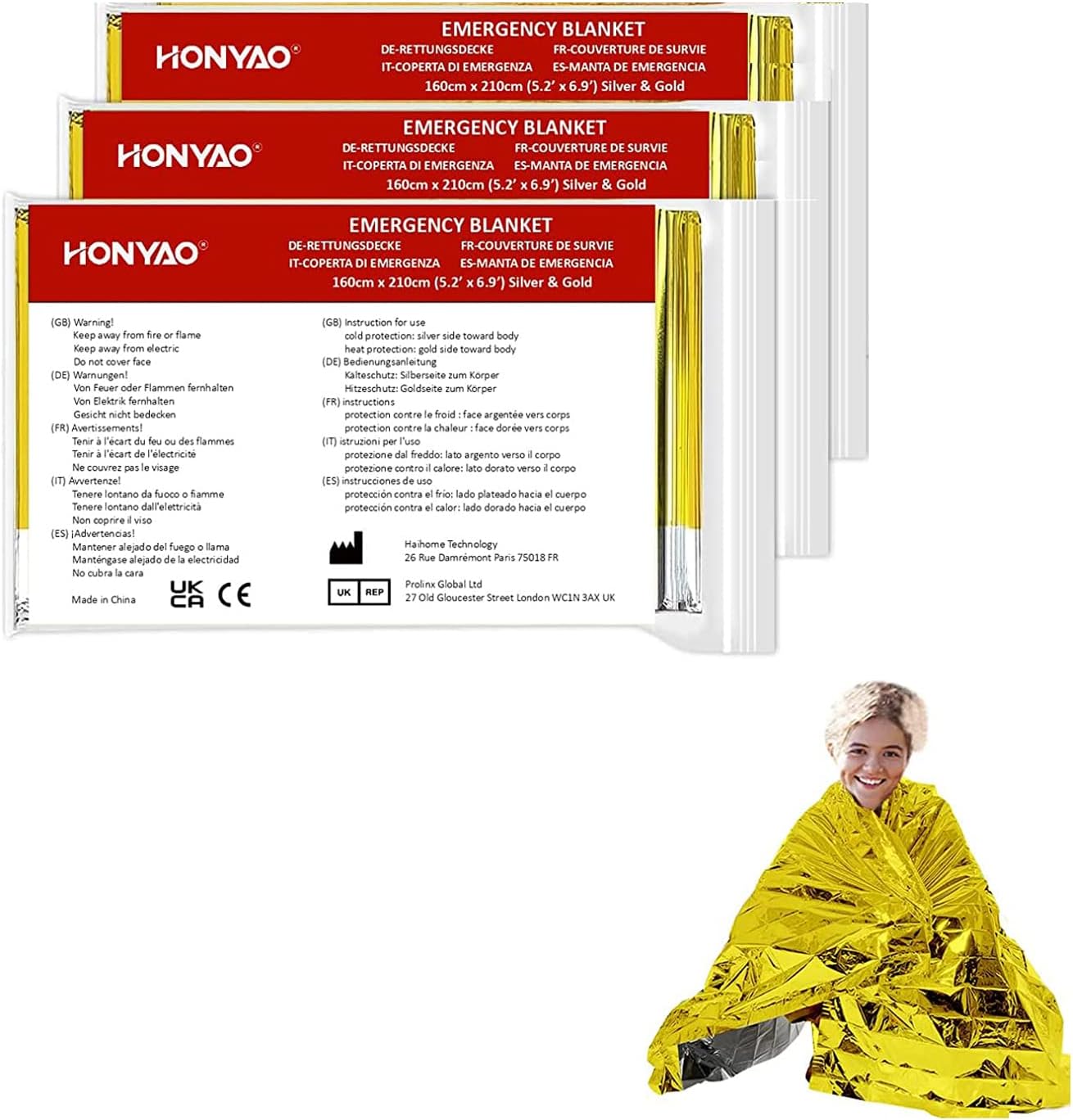 Kit Di Sopravvivenza 12 Couvertures De Survie Miiepls Argent 210x160cm - Réutilisables Imperméables Outdoor Couverture De Survie Amazon Kit Di Sopravvivenza 12 Couvertures De Survie Miiepls Argent 210x160cm - Réutilisables Imperméables Outdoor Couverture De Survie Amazon