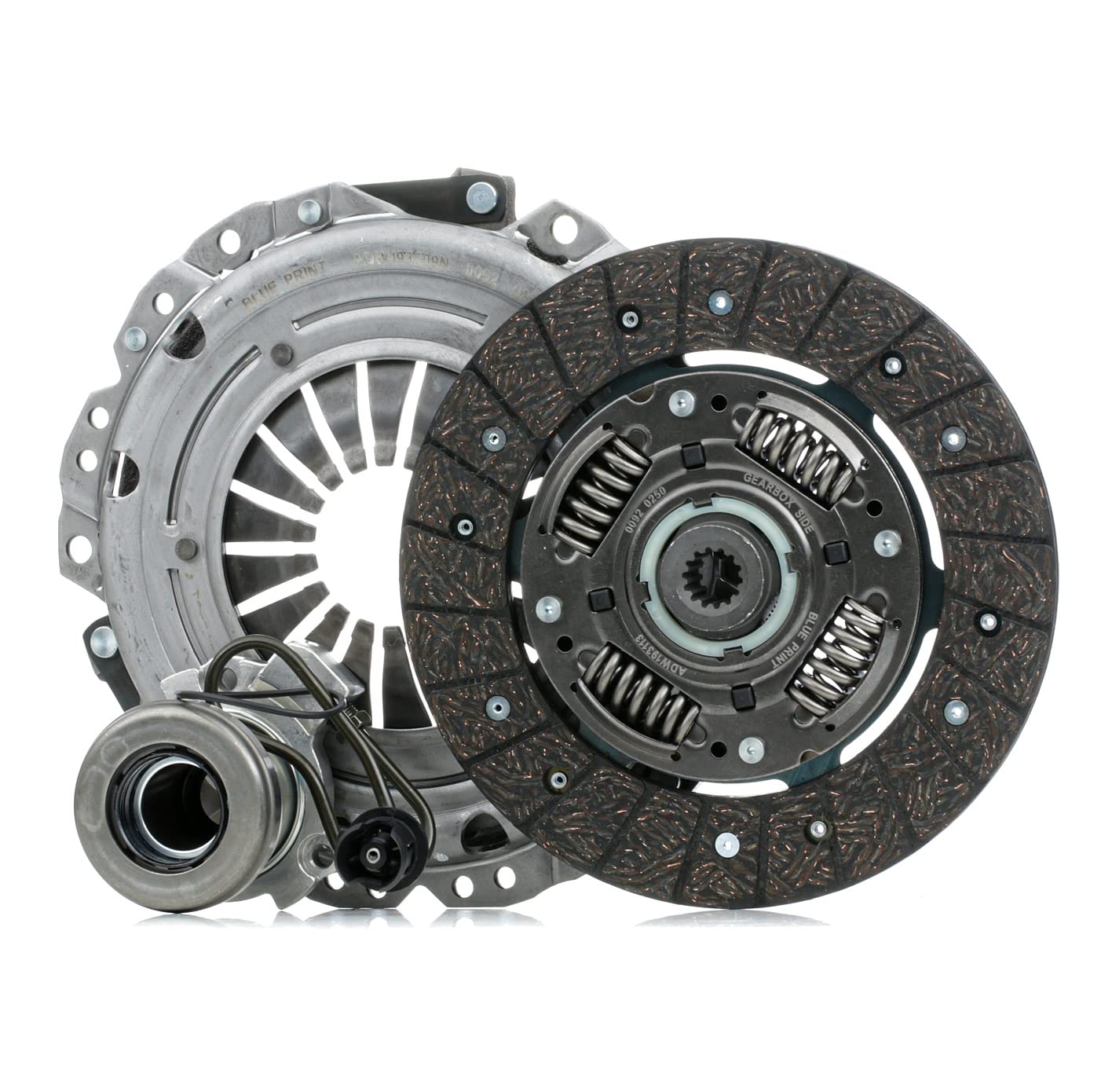 Clutch Kit 3pc (Cover+Plate+CSC) fits VAUXHALL ZAFIRA B 1.8 05 to 14 A18XER New