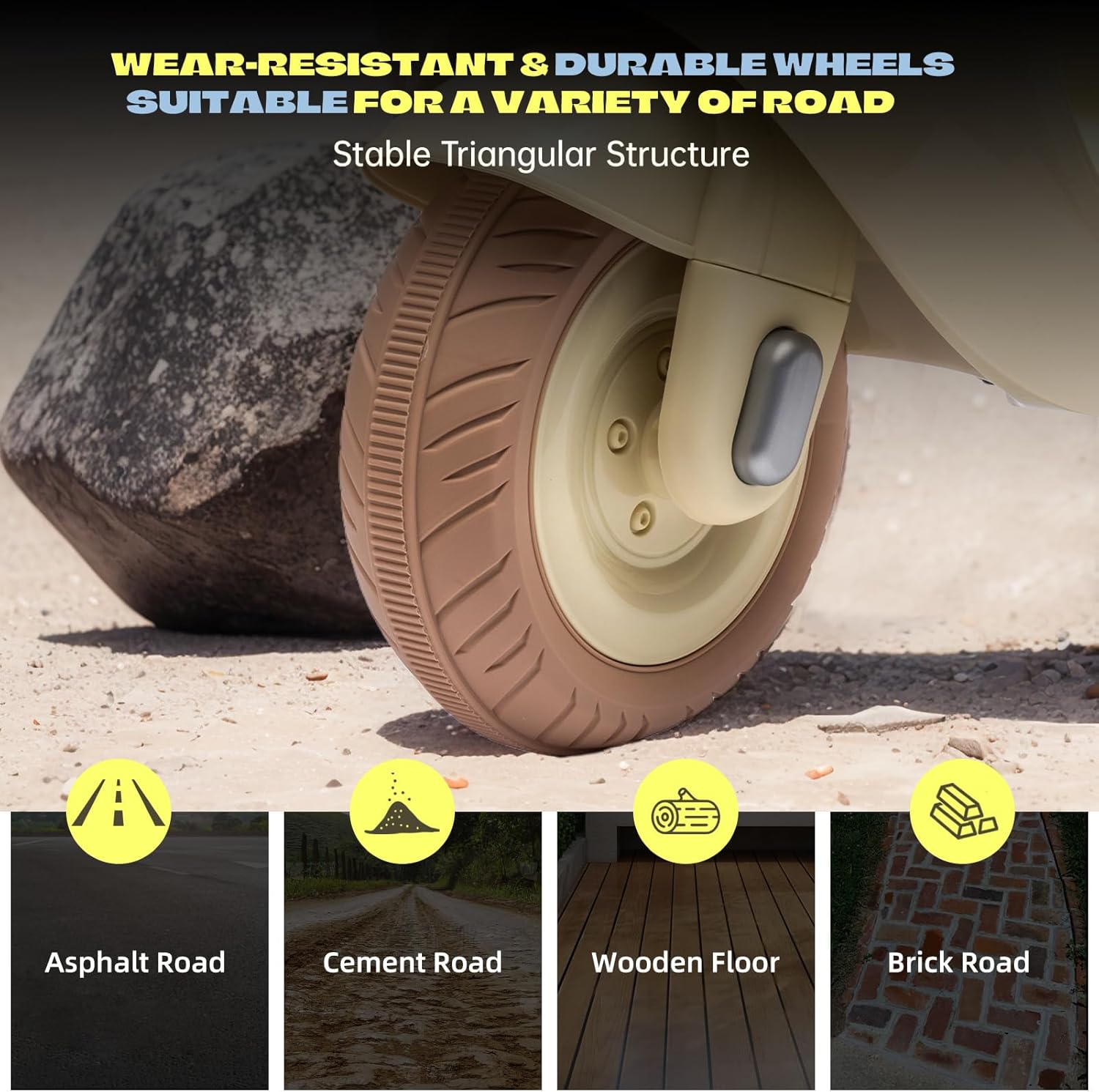 2025 Upgrade 2 Seats Kids Motorcycle with 2 Motors, 12V Ride On Electric Car, 3 Wheels Motorbike with USB, Bluetooth, Light, Storage Box, 2 * 30W Motorcycle for Kids Aged 3+, Beige