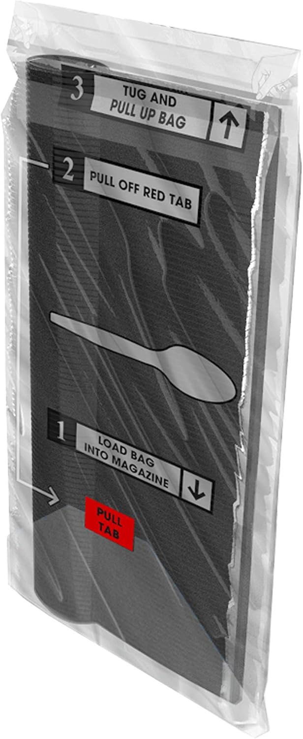 TakeEatEasy Plastic PP Spoons Dispenser Refills 100 x 10