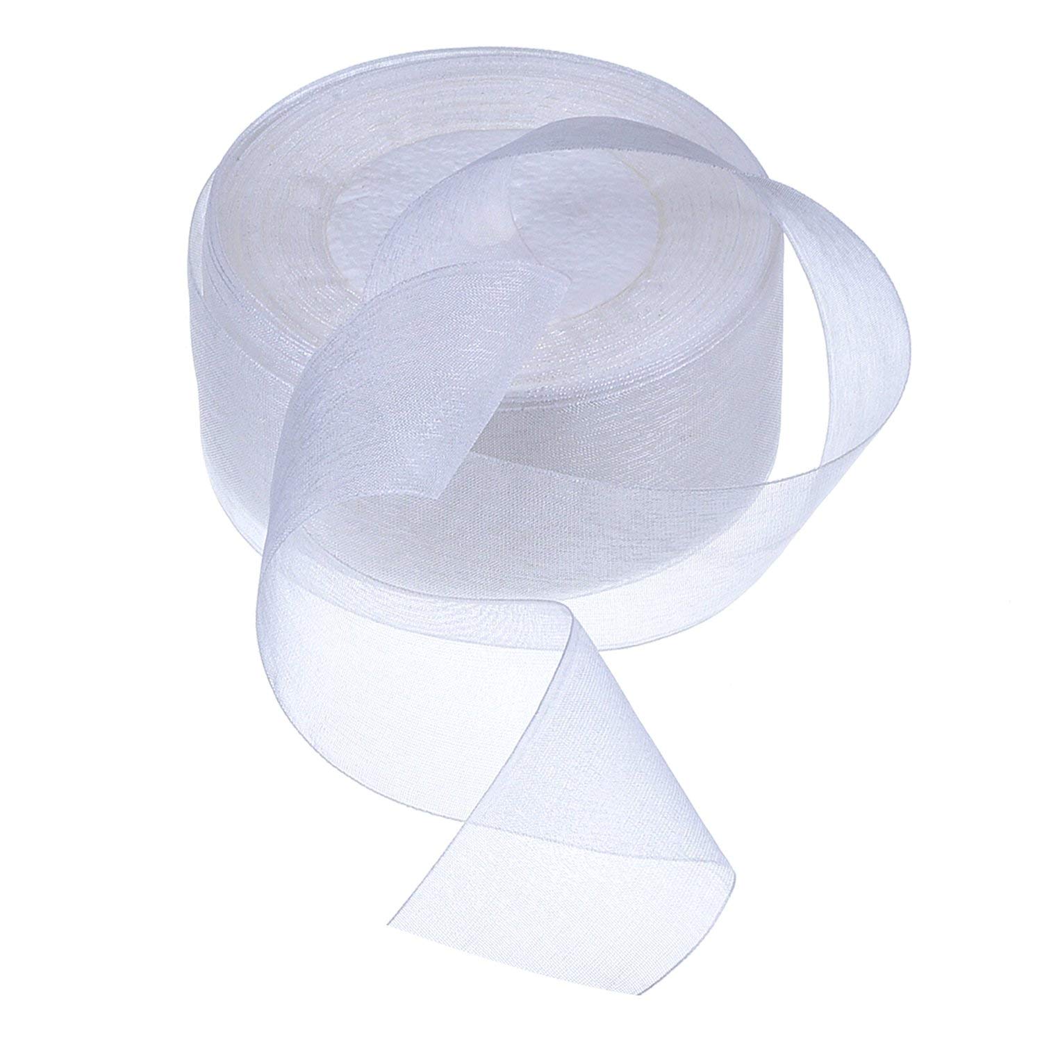 Amazon.com: Outus Sheer Organza Ribbon for Gift Wrapping Chiffon