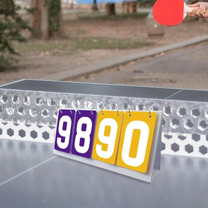 Marcador deportivo portátil de mesa con 4 dígitos miniatura 3