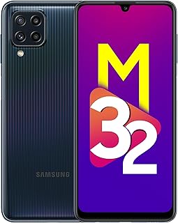 Samsung Galaxy M32 (Black, 4GB RAM, 64GB Storage) 6 Months Free Screen Replacement for Prime