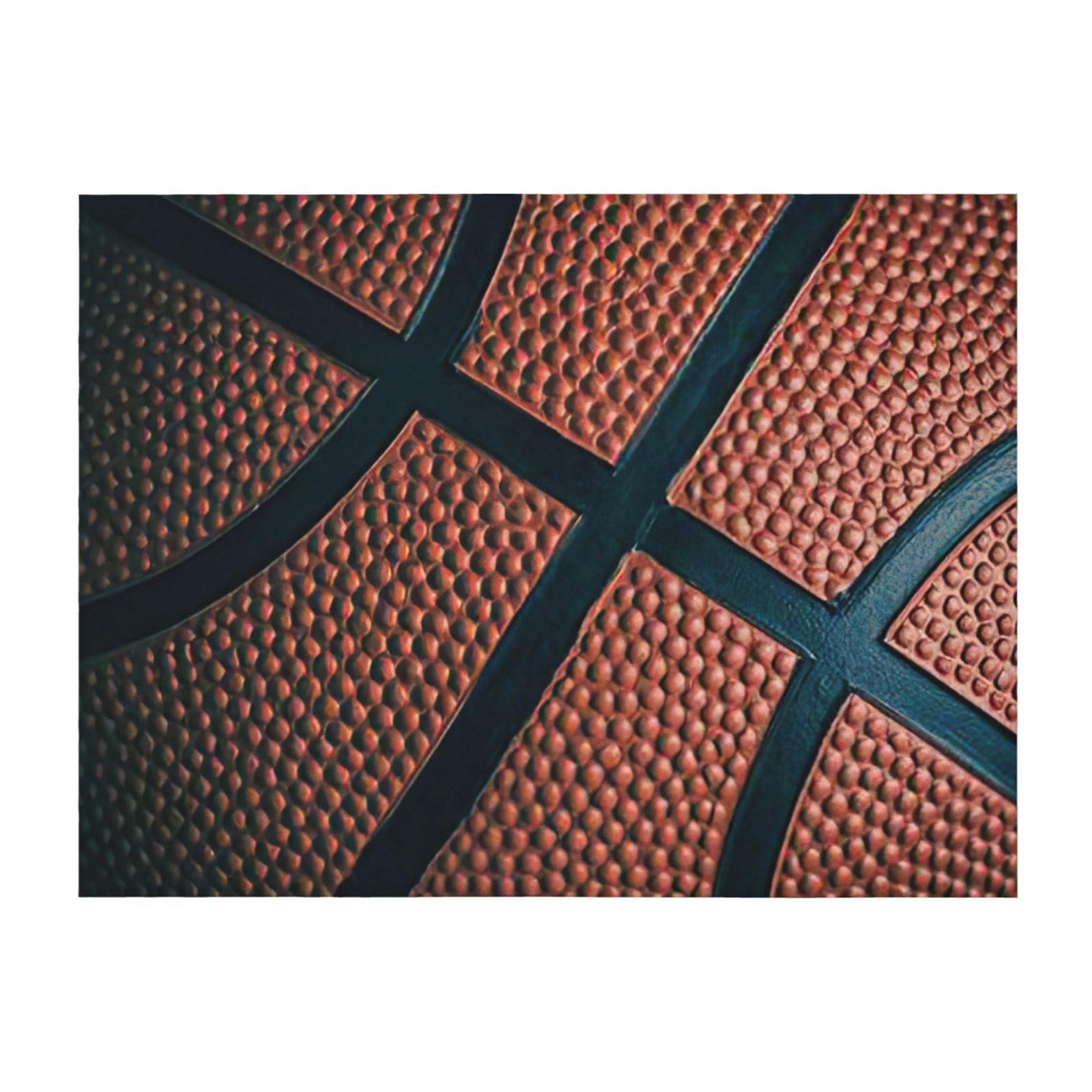 Couverture de lit EdWal en microfibre premium motif basket