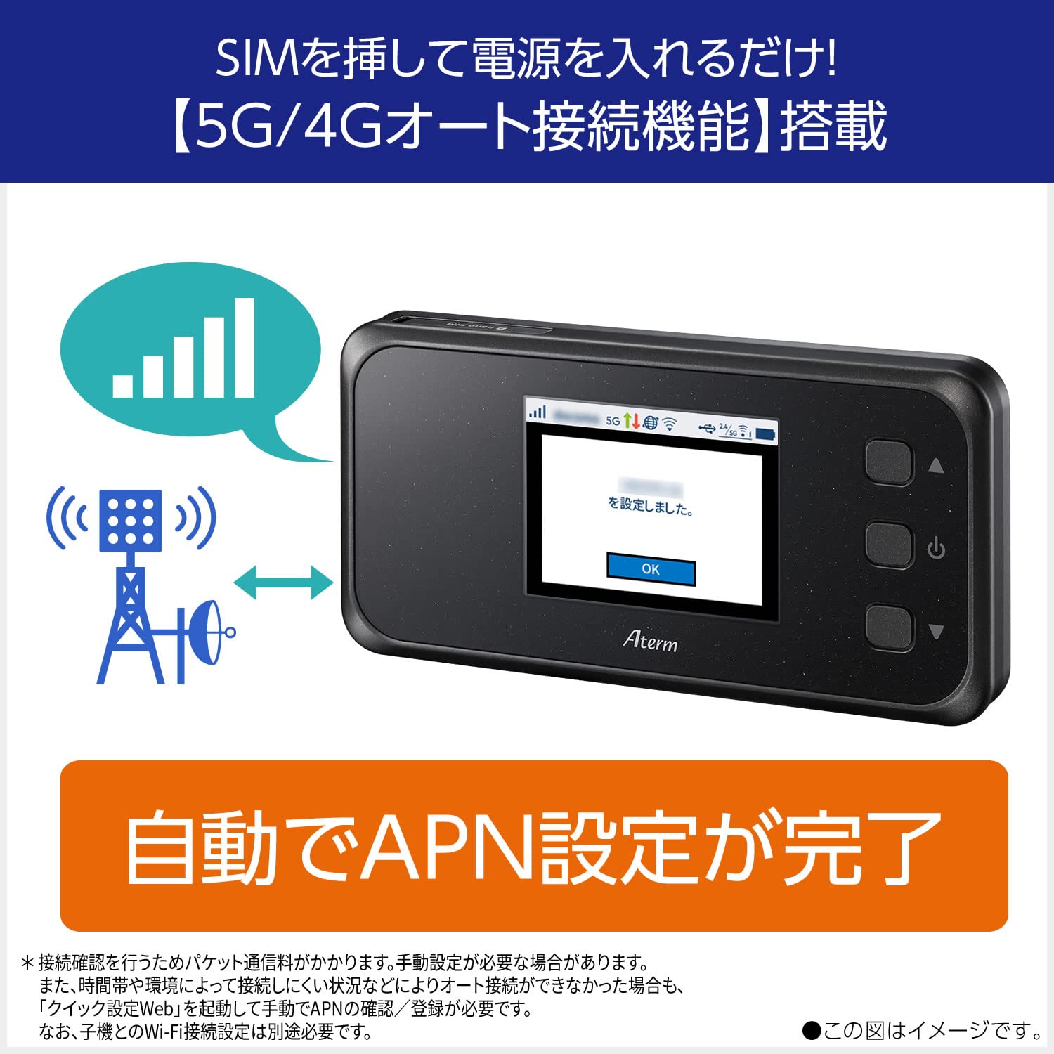 Amazon.co.jp: Aterm (NEC) Wi-Fi 5Gモバイルルーター dual_band 最大 