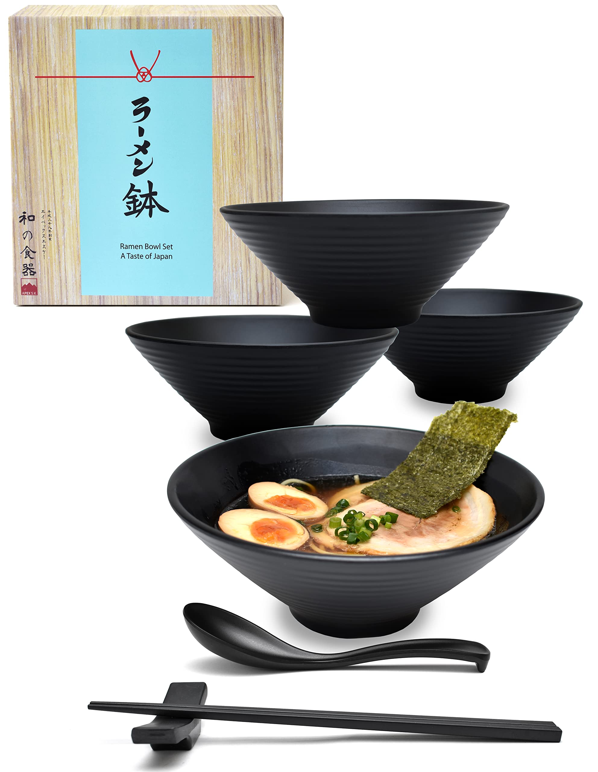 Buy 4 Sets 30 Ounce Japanese Ramen Noodle Soup Melamine Hard Plastic