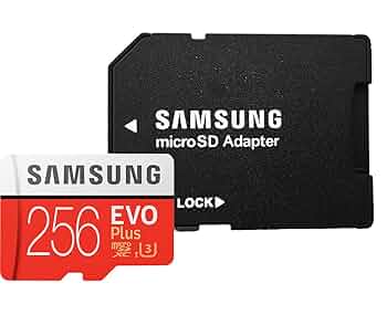 Amazon | Samsung microSDカード 256GB EVO Plus Class10 UHS-I