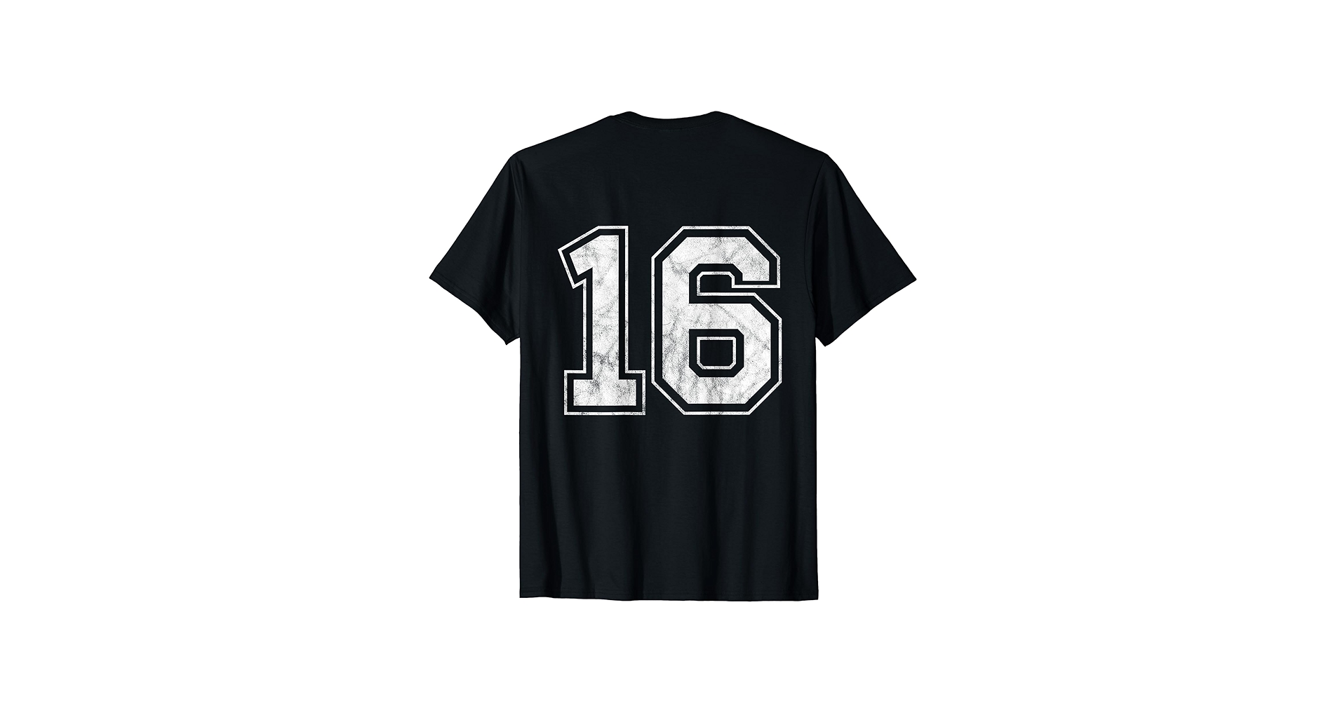 Amazon | 背面に16番。 Tシャツ | Tシャツ・カットソー 通販