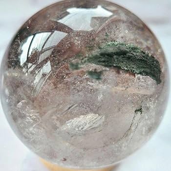 Amazon.co.jp: ピンクガーデンクォーツ 庭園水晶 苔入り 天然石