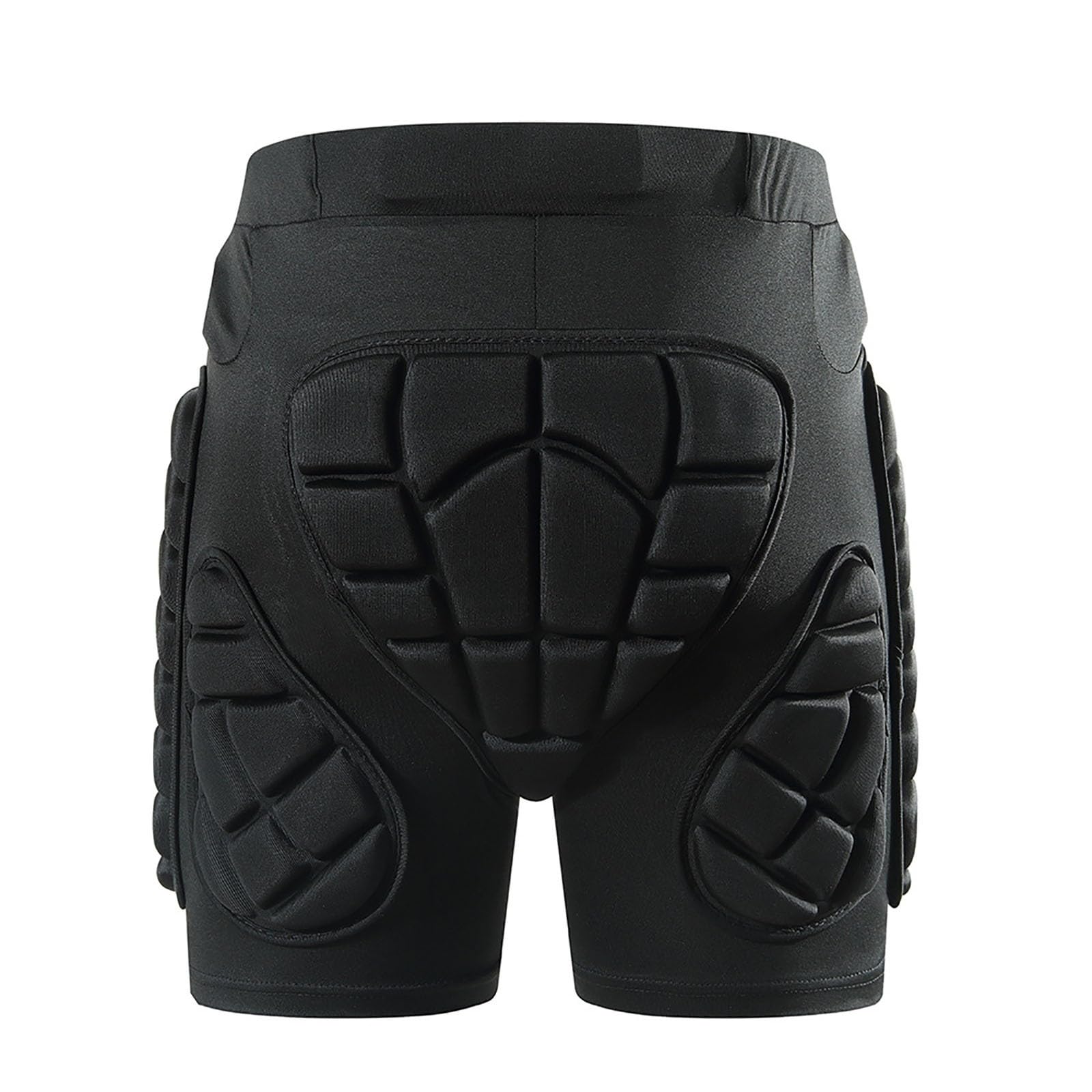 Ochronne wyściełane spodenki dla Unisex, Outdoor Sports Hip Butt Odporność na uderzenia Wyposażenie ochronne Krótkie spodnie, Dla Snowboard Skate Narty Skateboard Hip Wyściełane szorty (Color : Black