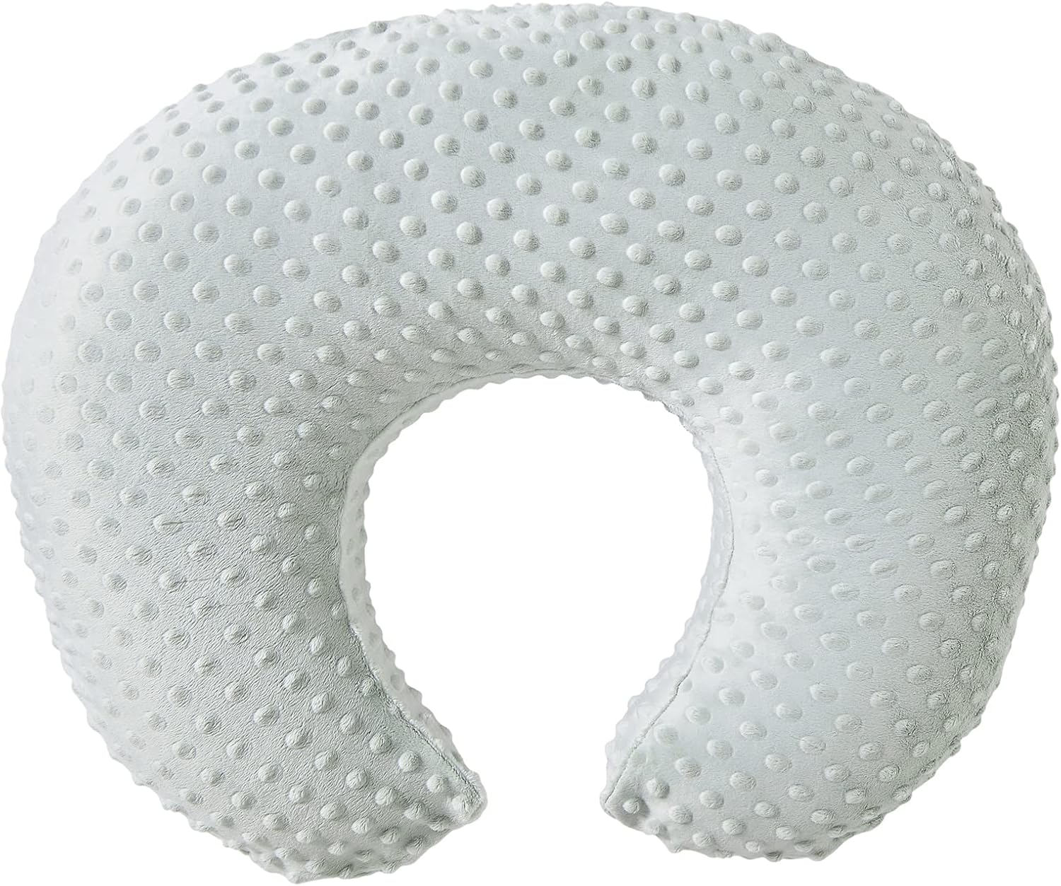 Nursing Pillow and Positioner with Cover for Breastfeeding and Bottle Feeding, Propping Baby, Tummy Time, Baby Sitting Support, Awake-Time Support (Sea Foam, 22" x 17.7" x 5.9")