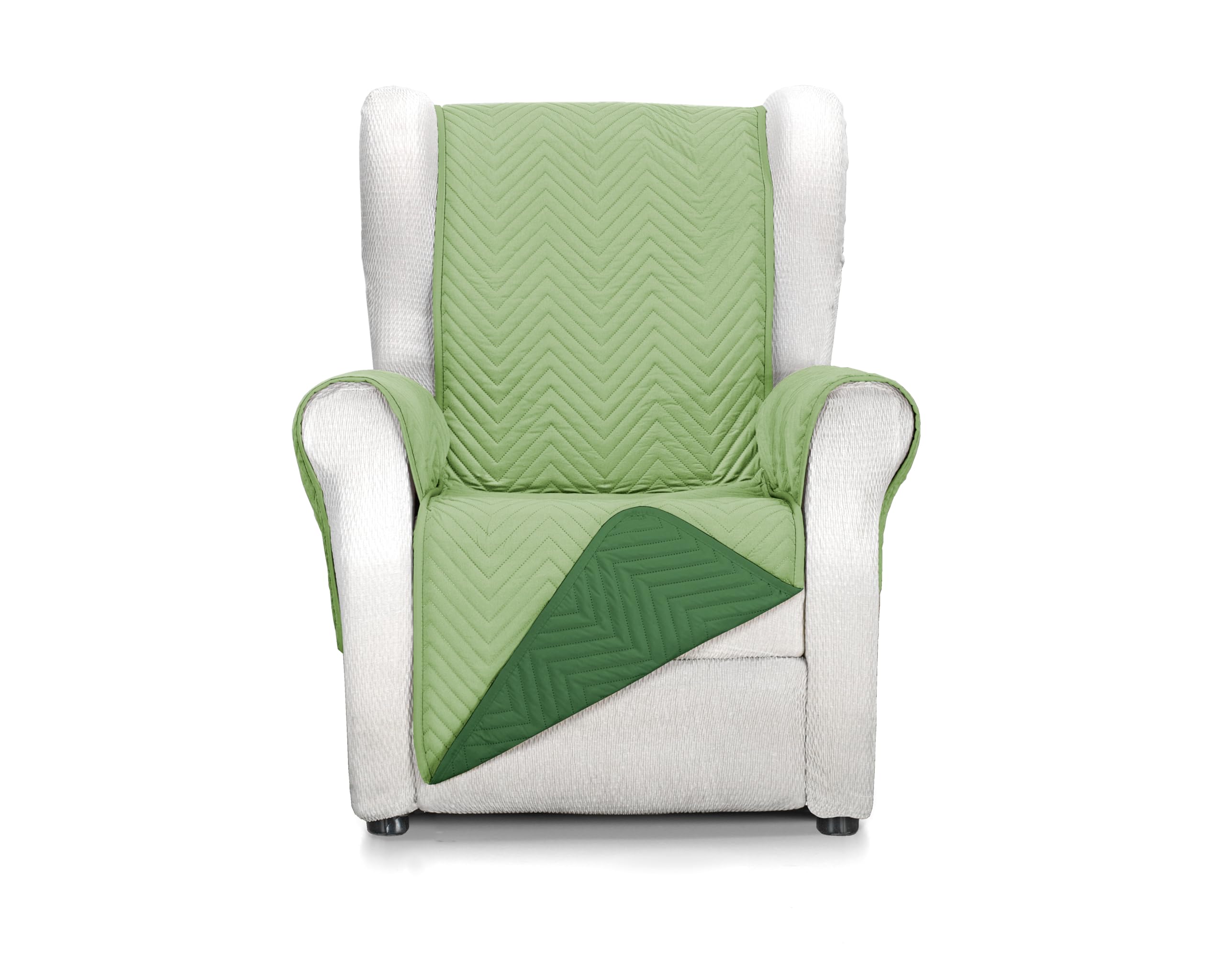 Martina Home Sofa Cover Milano 1 Seater Green/Bottle