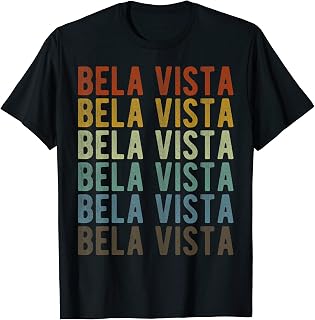 Bela Vista City Brazil Retro Vintage T-Shirt